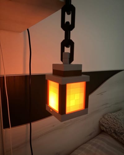 Lampara Farol Minecraft